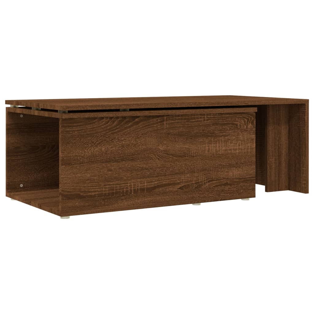 Couchtisch Braun Eichen-Optik 150x50x35 cm Holzwerkstoff