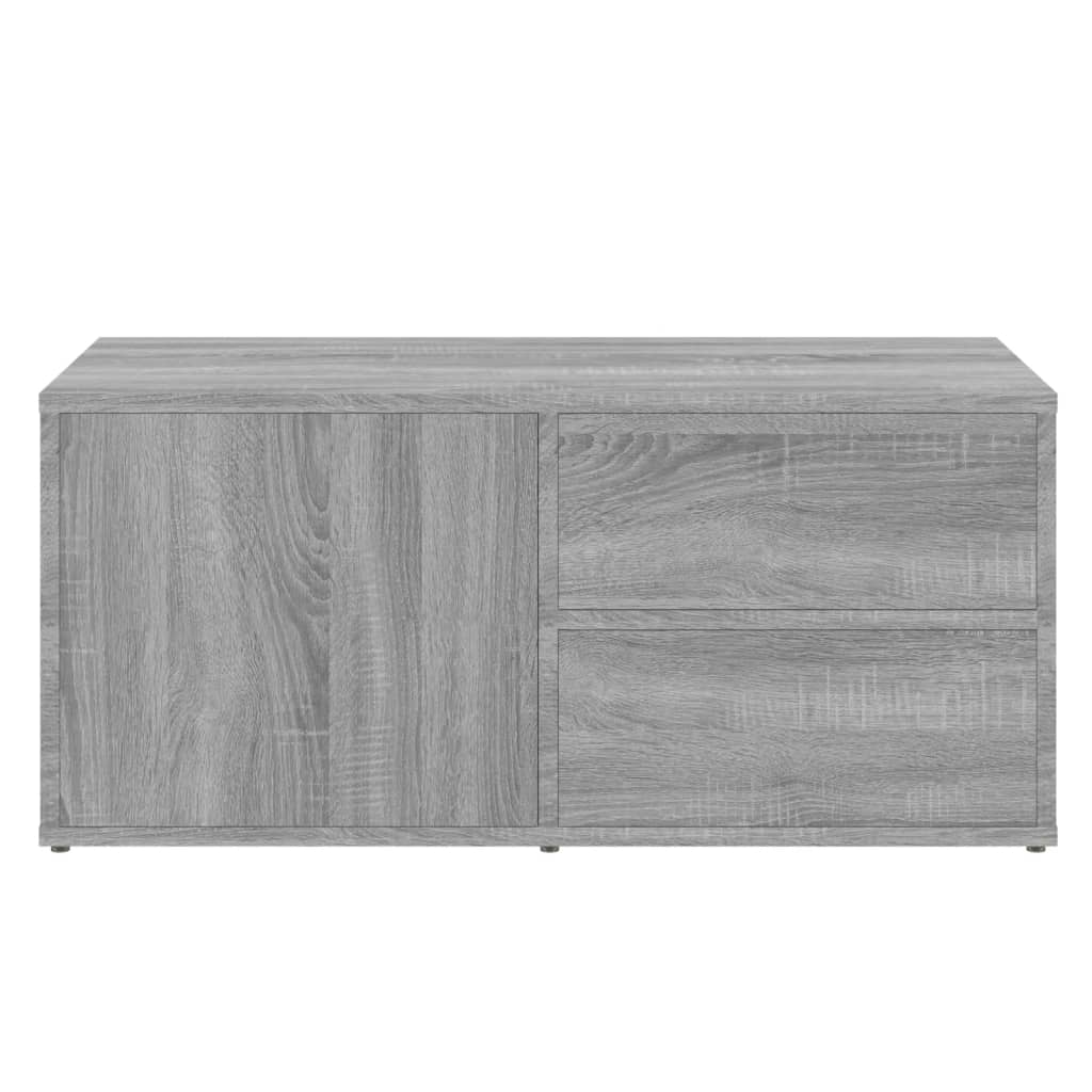 TV-Schrank Grau Sonoma 80x34x36 cm Holzwerkstoff