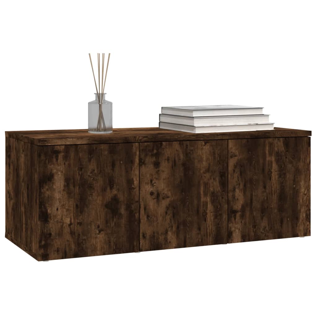 TV-Schrank Räuchereiche 80x34x30 cm Holzwerkstoff