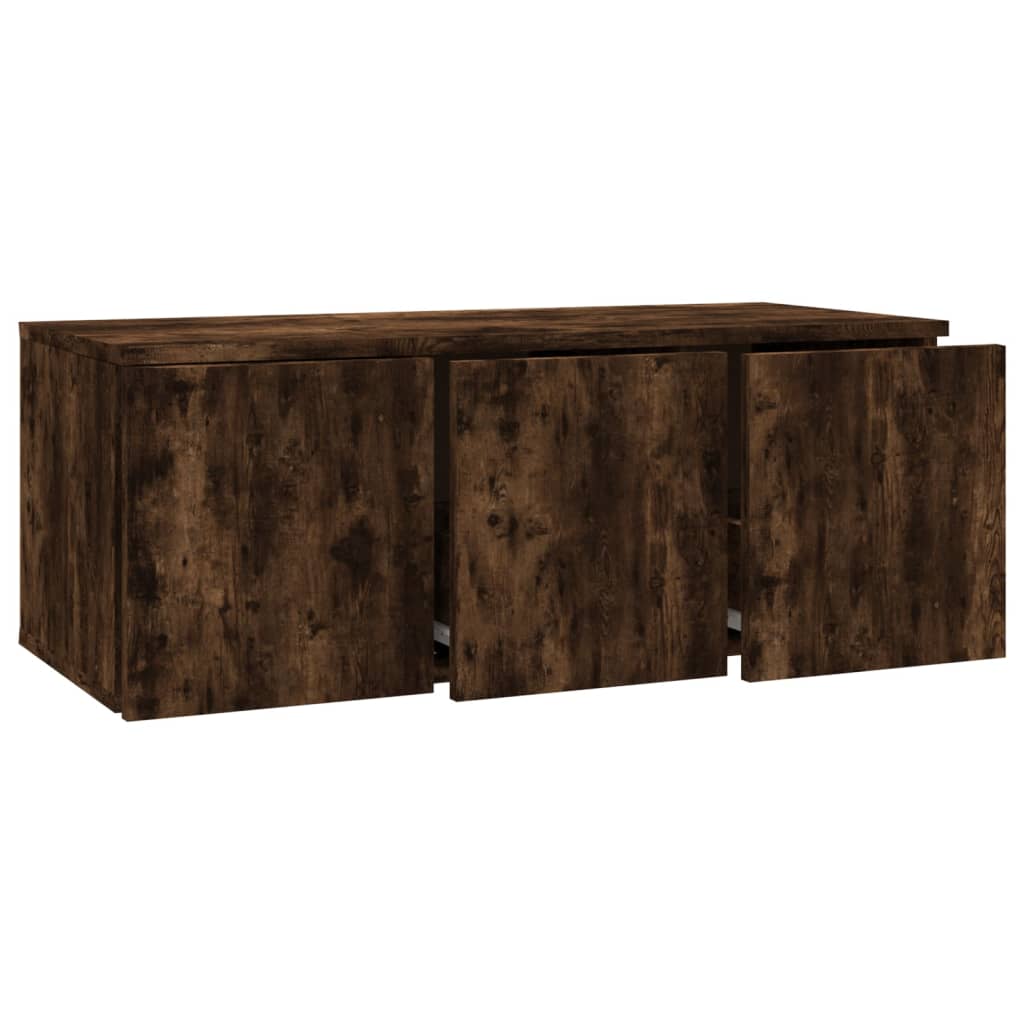 TV-Schrank Räuchereiche 80x34x30 cm Holzwerkstoff