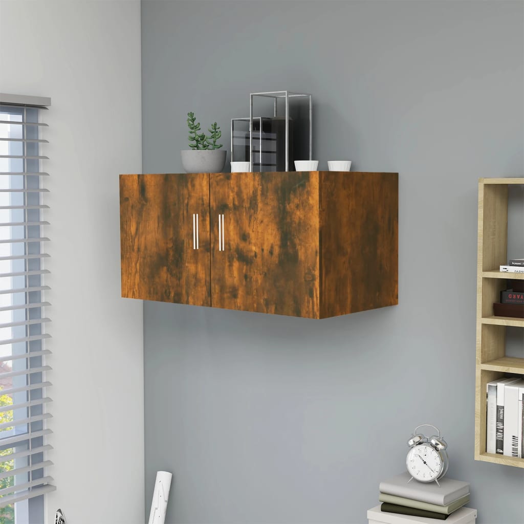 Wandschrank Räuchereiche 80x39x40 cm Holzwerkstoff