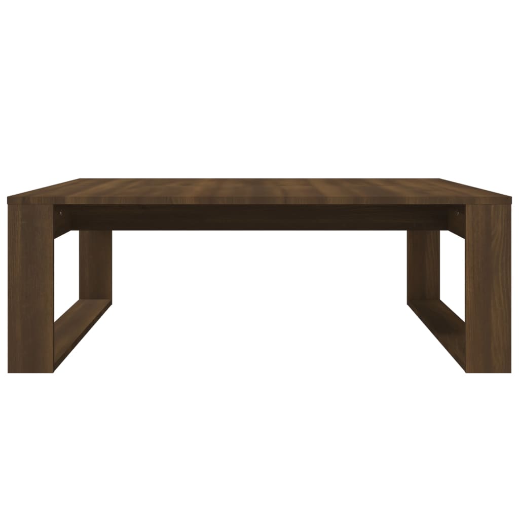 Couchtisch Braun Eichen-Optik 100x100x35 cm Holzwerkstoff