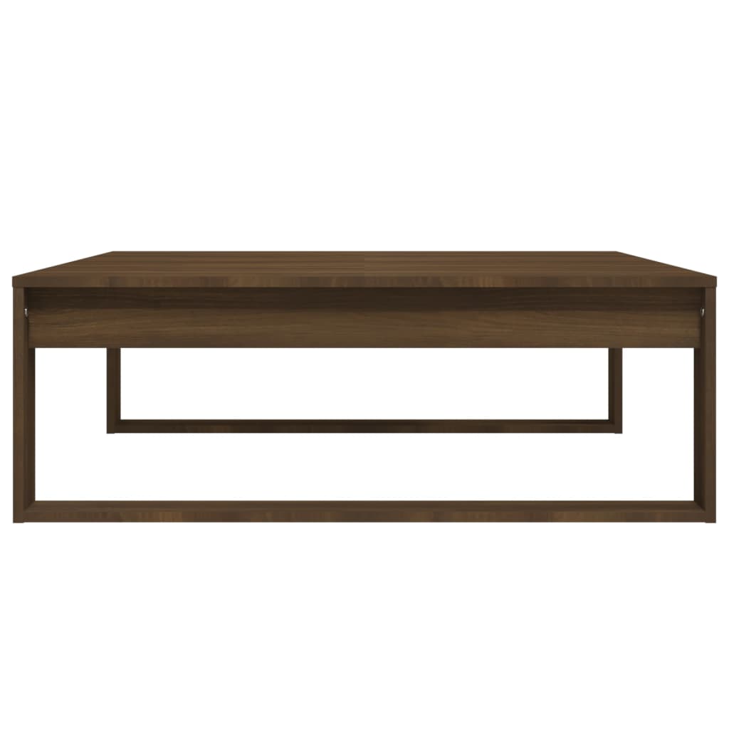 Couchtisch Braun Eichen-Optik 100x100x35 cm Holzwerkstoff