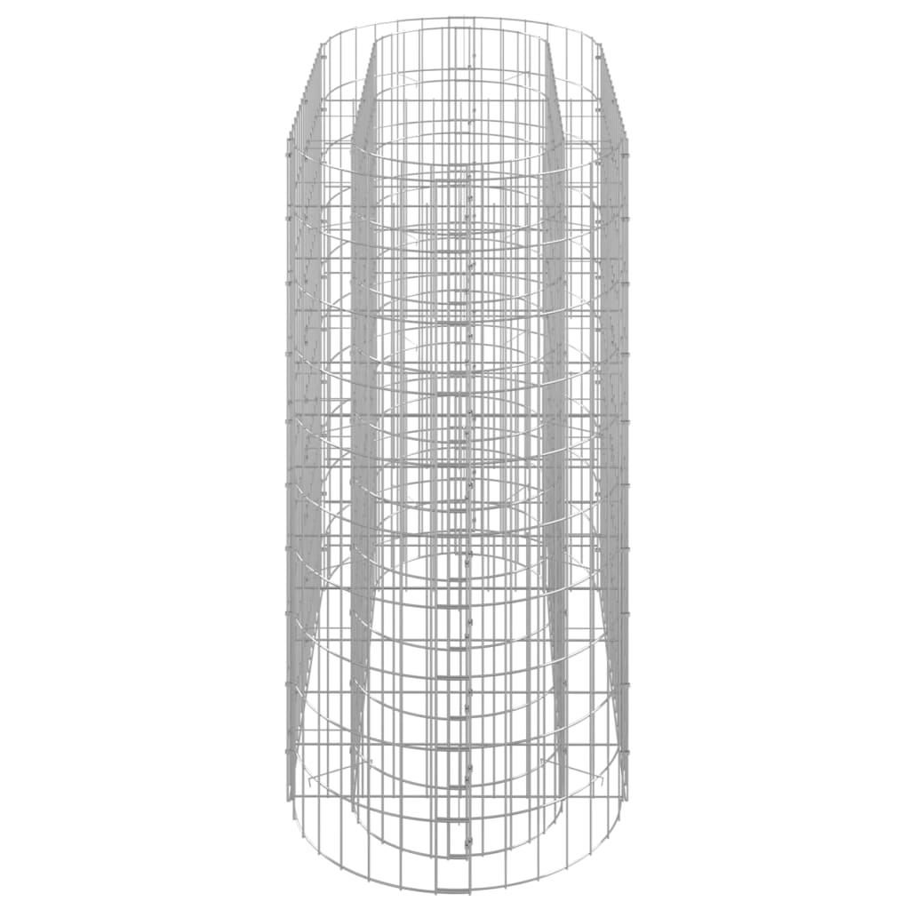 Gabionen-Hochbeet Verzinktes Eisen 120x50x100 cm