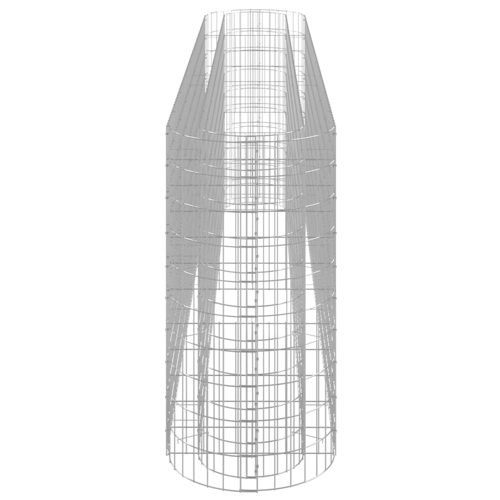 Gabionen-Hochbeet Verzinktes Eisen 330x50x100 cm