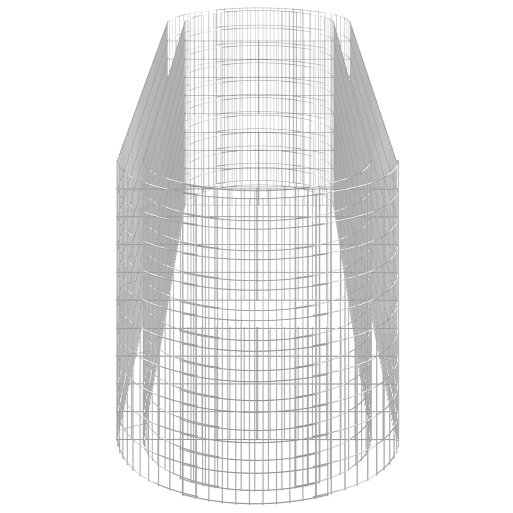 Gabionen-Hochbeet Verzinktes Eisen 400x100x100 cm