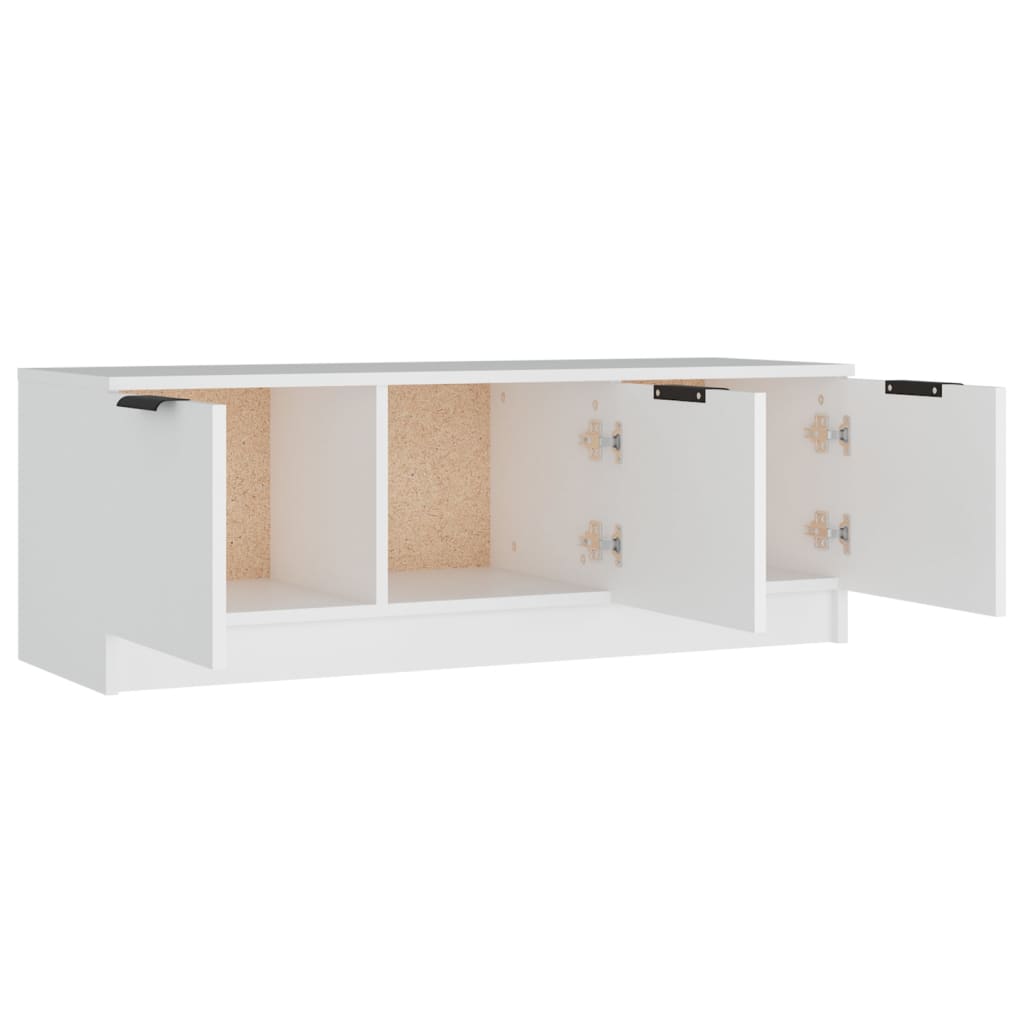 TV-Schrank Weiß 102x35x36,5 cm Holzwerkstoff