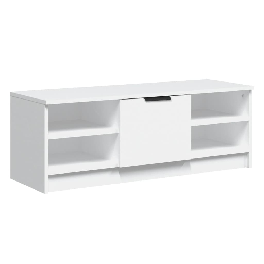 TV-Schrank Weiß 102x35,5x36,5 cm Holzwerkstoff