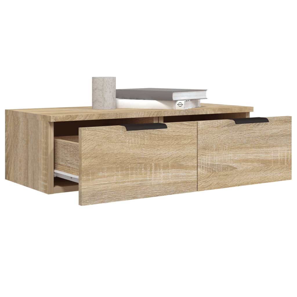 Wandschrank Sonoma-Eiche 68x30x20 cm Holzwerkstoff