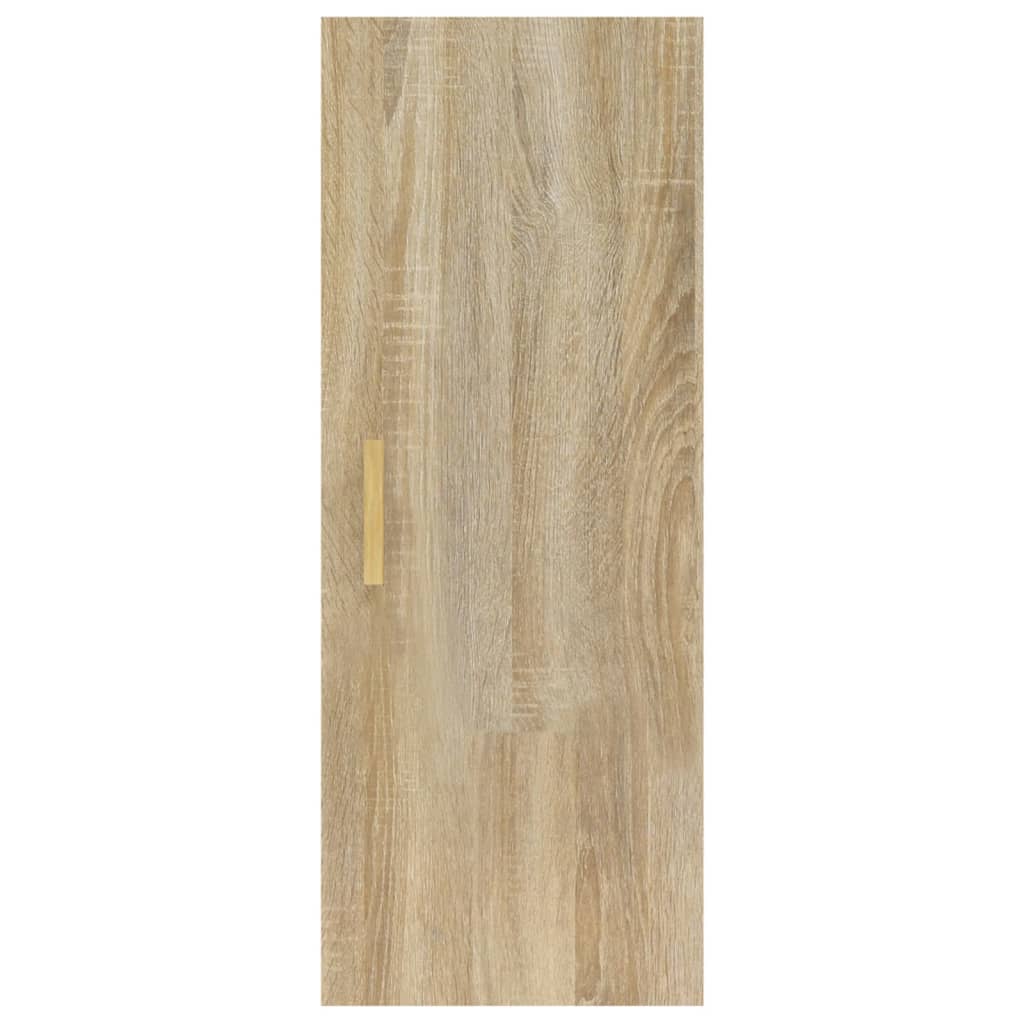 Wandschrank Sonoma-Eiche 34,5x34x90 cm Holzwerkstoff