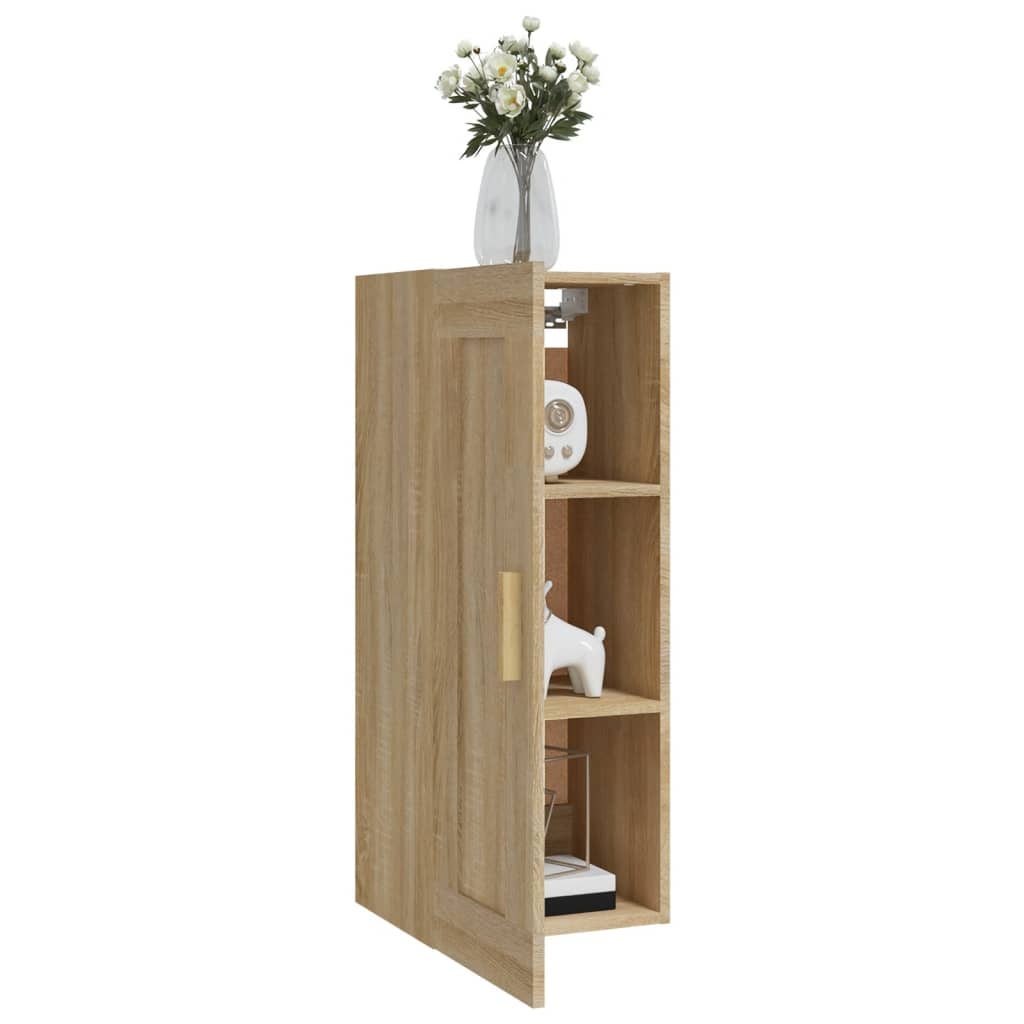 Wandschrank Sonoma-Eiche 35x34x90 cm Holzwerkstoff