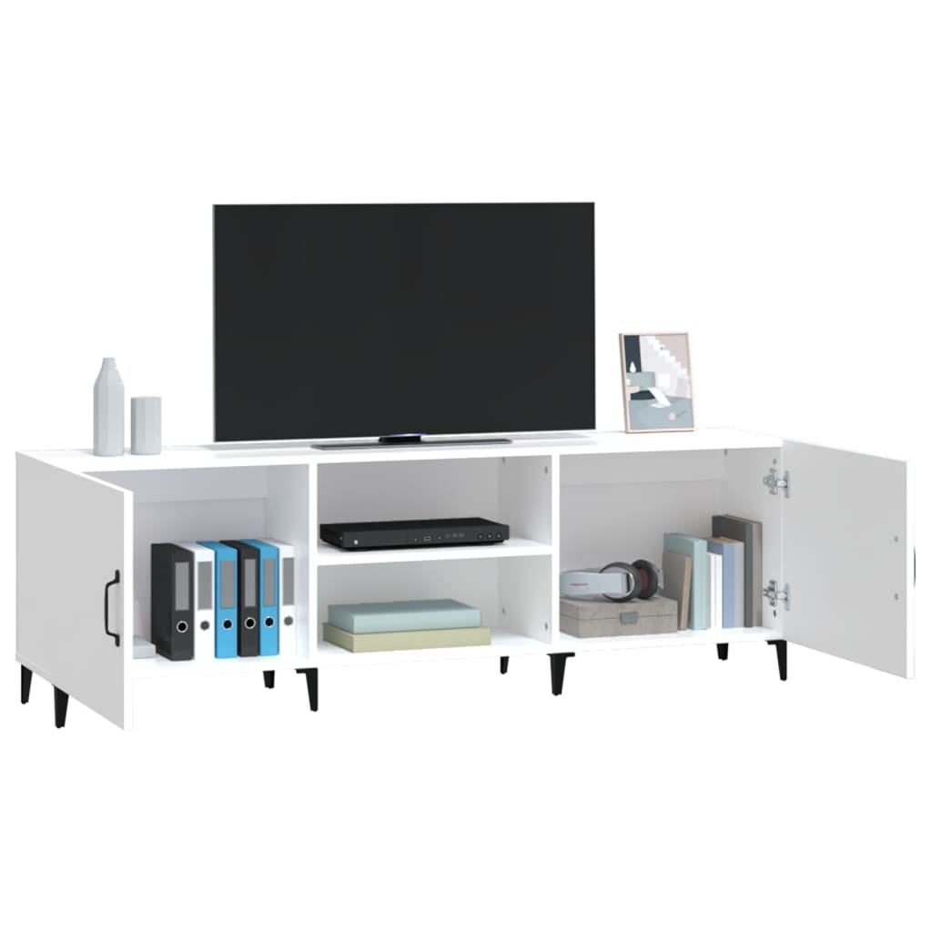 TV-Schrank Weiß 150x30x50 cm Holzwerkstoff