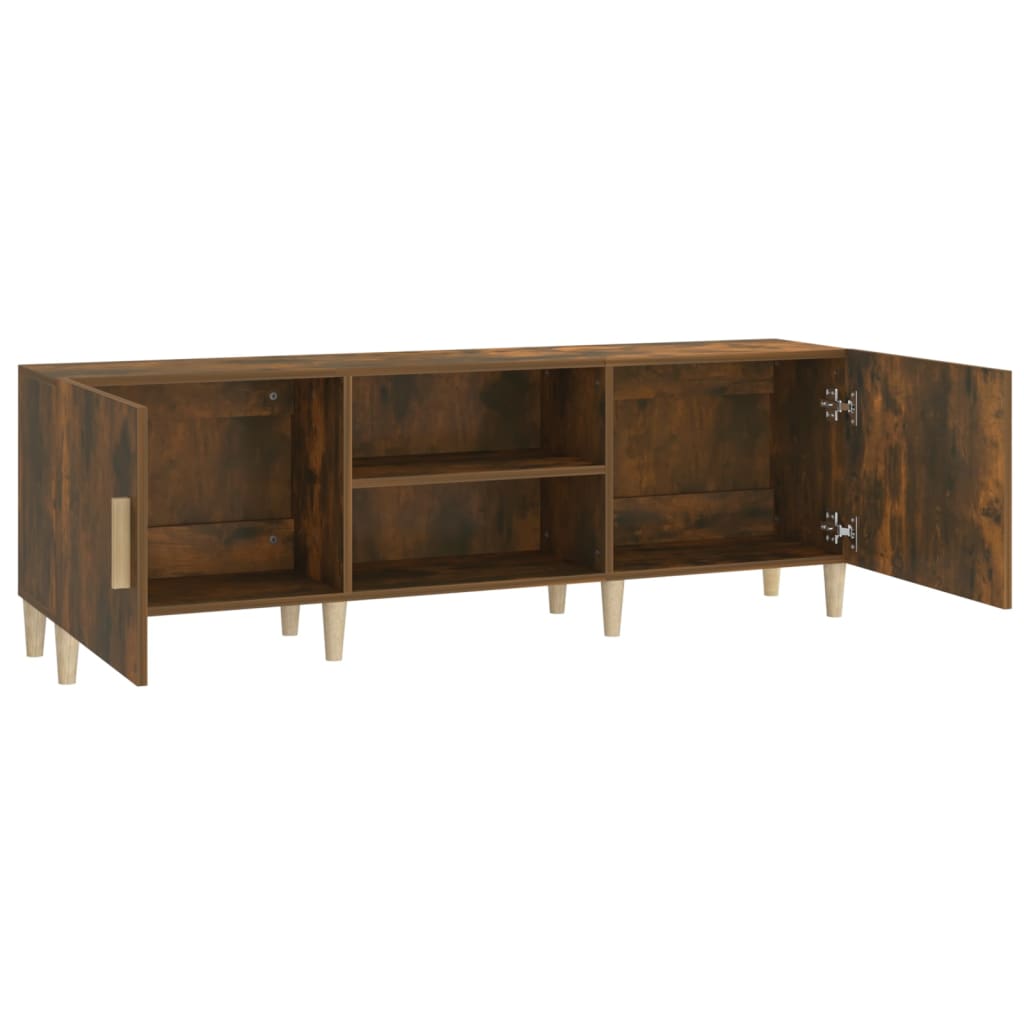 TV-Schrank Räuchereiche 150x30x50 cm Holzwerkstoff