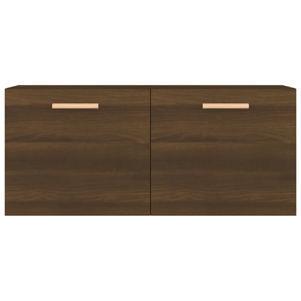 Wandschrank Braun Eichen-Optik 80x35x36,5cm Holzwerkstoff