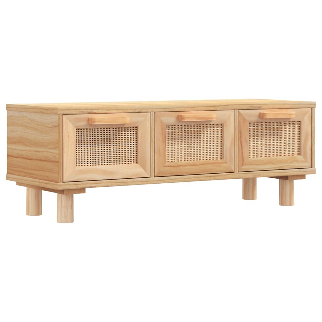 Couchtisch Braun 80x40x30 cm Holzwerkstoff & Massivholz Kiefer