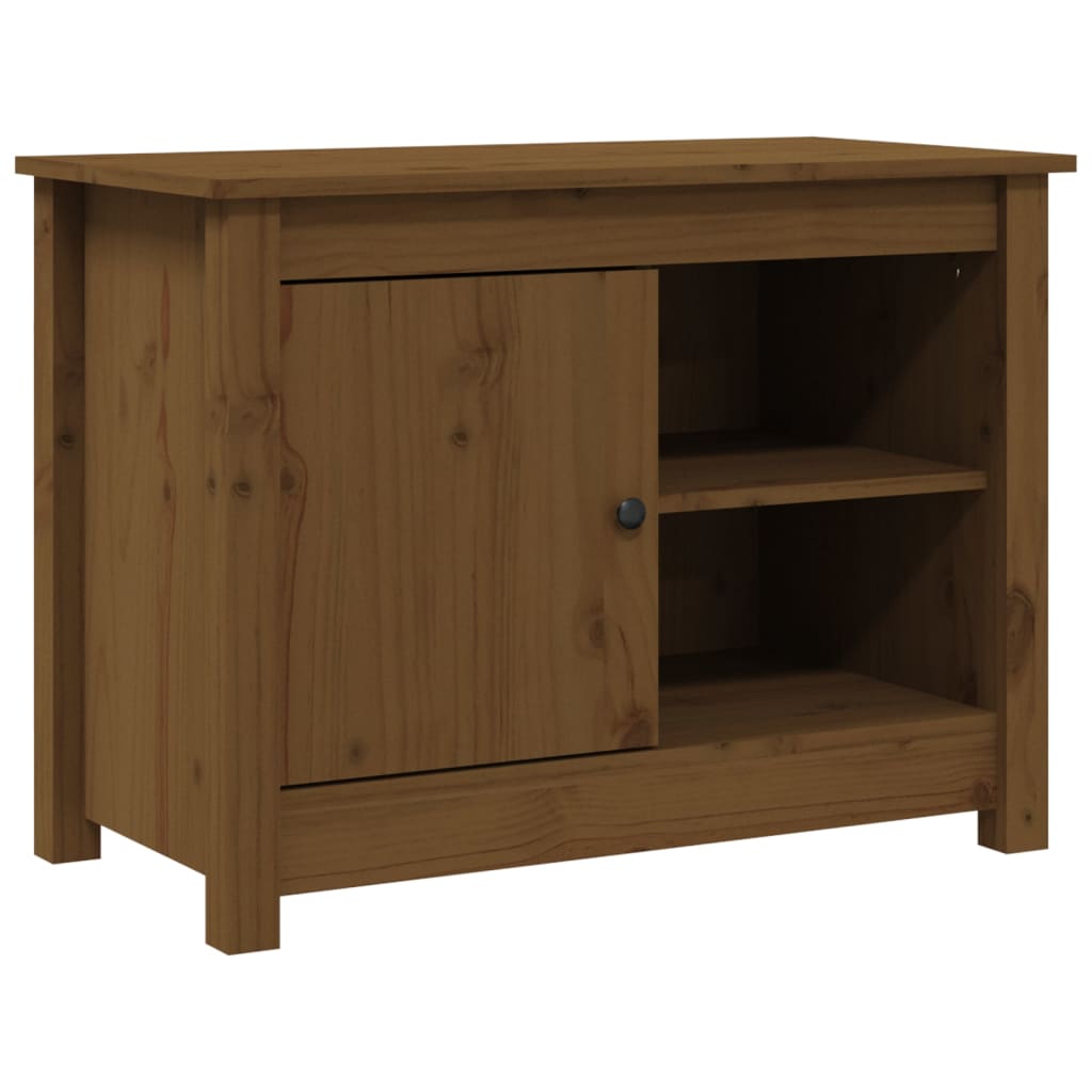 TV-Schrank Honigbraun 70x36,5x52 cm Massivholz Kiefer