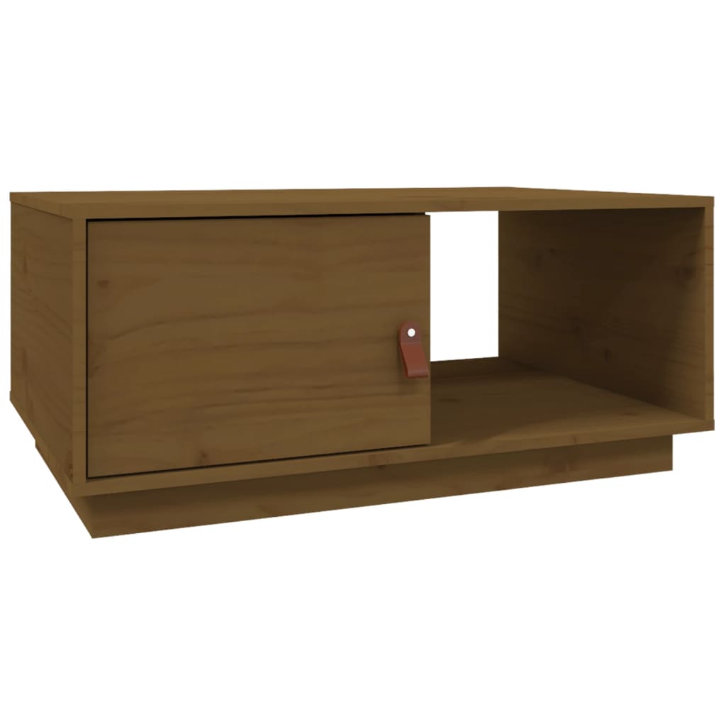 Couchtisch Honigbraun 80x50x35,5 cm Massivholz Kiefer