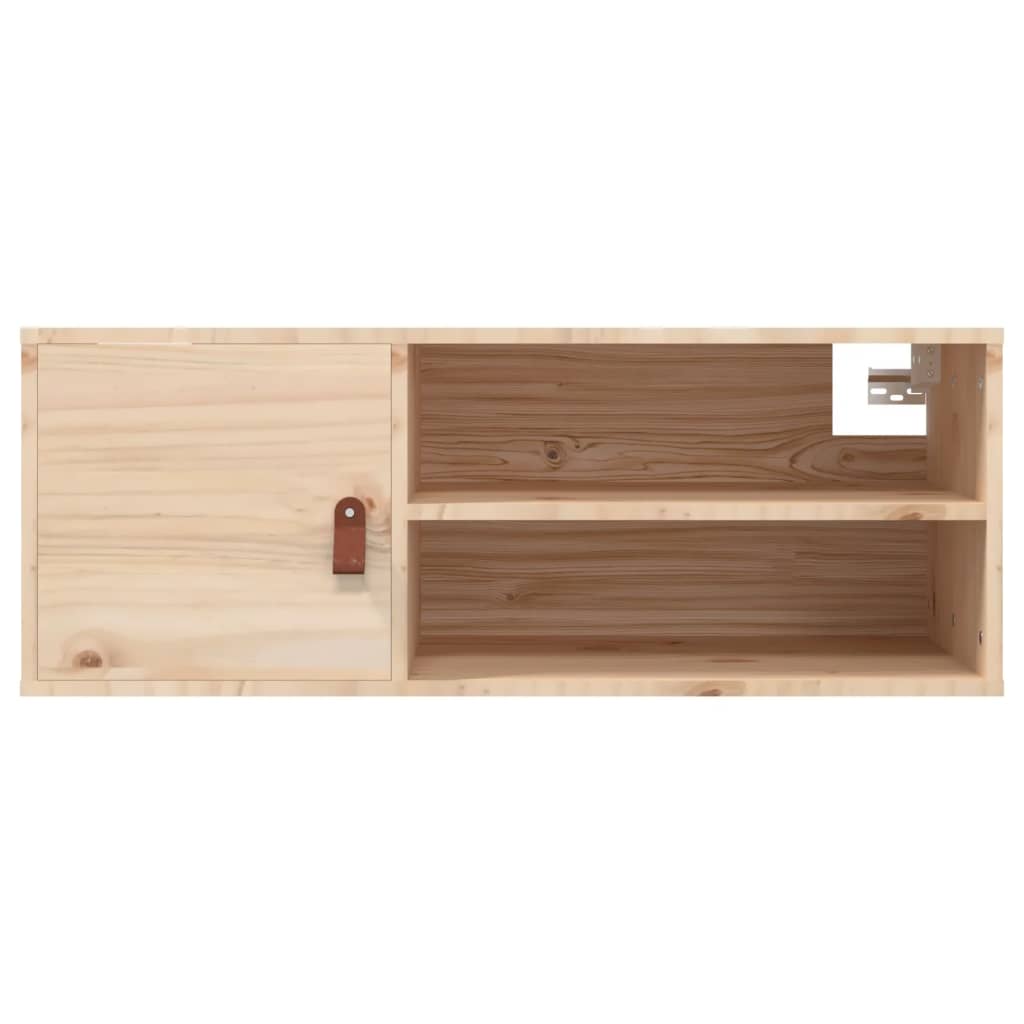 Wandschrank 80x30x30 cm Massivholz Kiefer