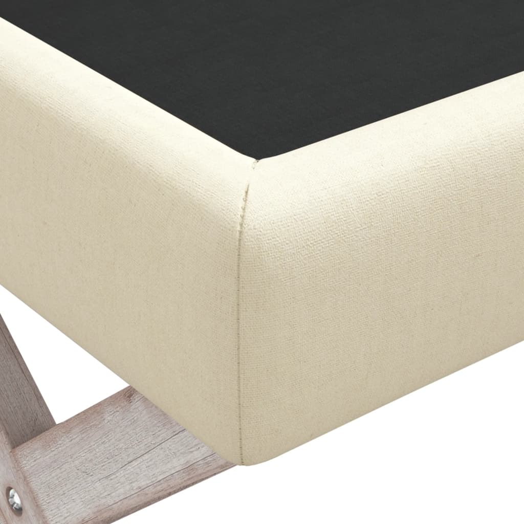 Hocker mit Stauraum 110x45x49 cm Leinen