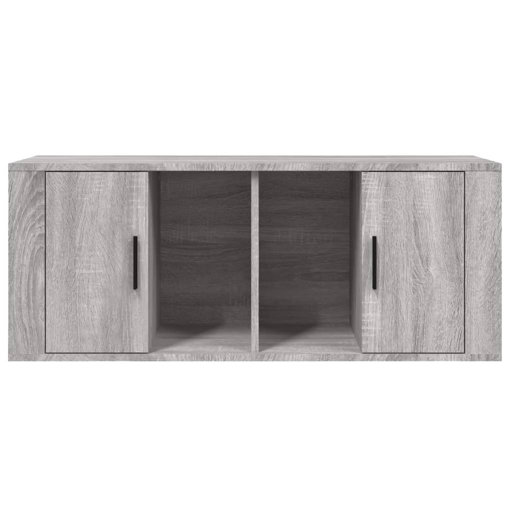 TV-Schrank Grau Sonoma 100x35x40 cm Holzwerkstoff