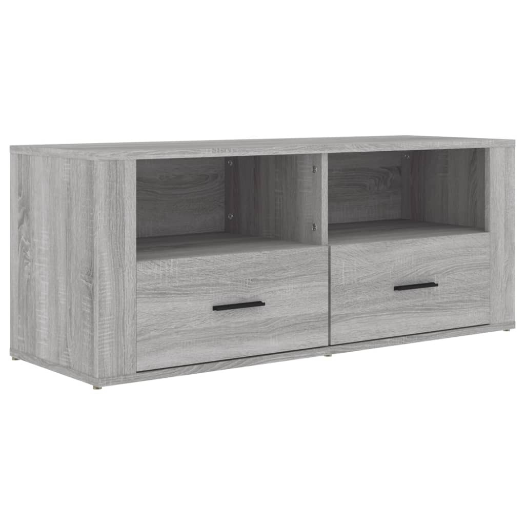 TV-Schrank Grau Sonoma 100x35x40 cm Holzwerkstoff