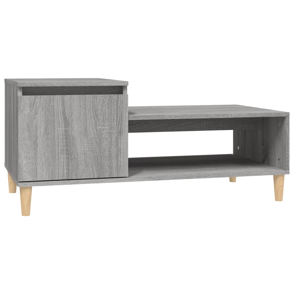 Couchtisch Grau Sonoma 100x50x45 cm Holzwerkstoff