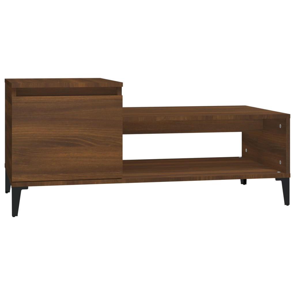 Couchtisch Braun Eichen-Optik 100x50x45 cm Holzwerkstoff