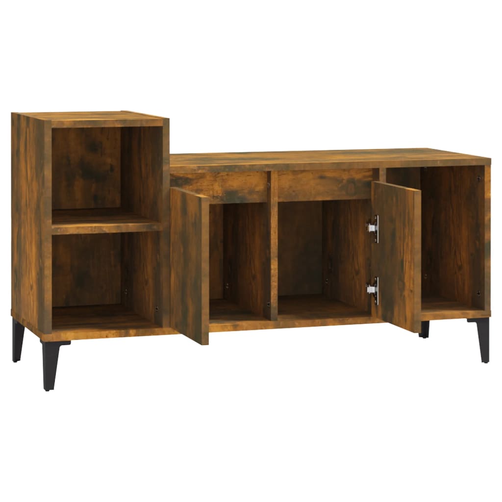 TV-Schrank Räuchereiche 100x35x55 cm Holzwerkstoff