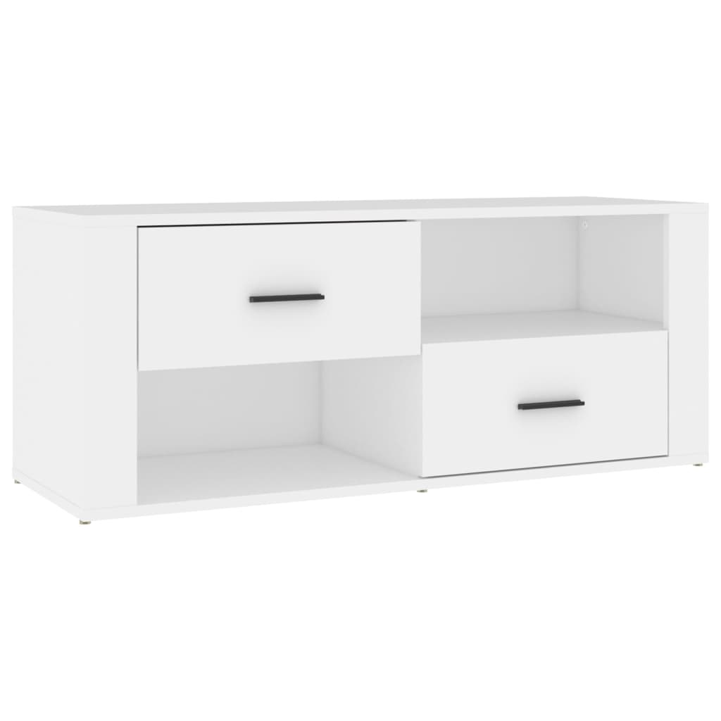 TV-Schrank Weiß 100x35x40 cm Holzwerkstoff