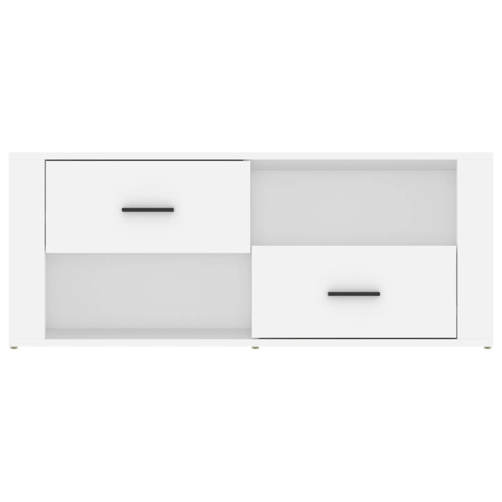 TV-Schrank Weiß 100x35x40 cm Holzwerkstoff