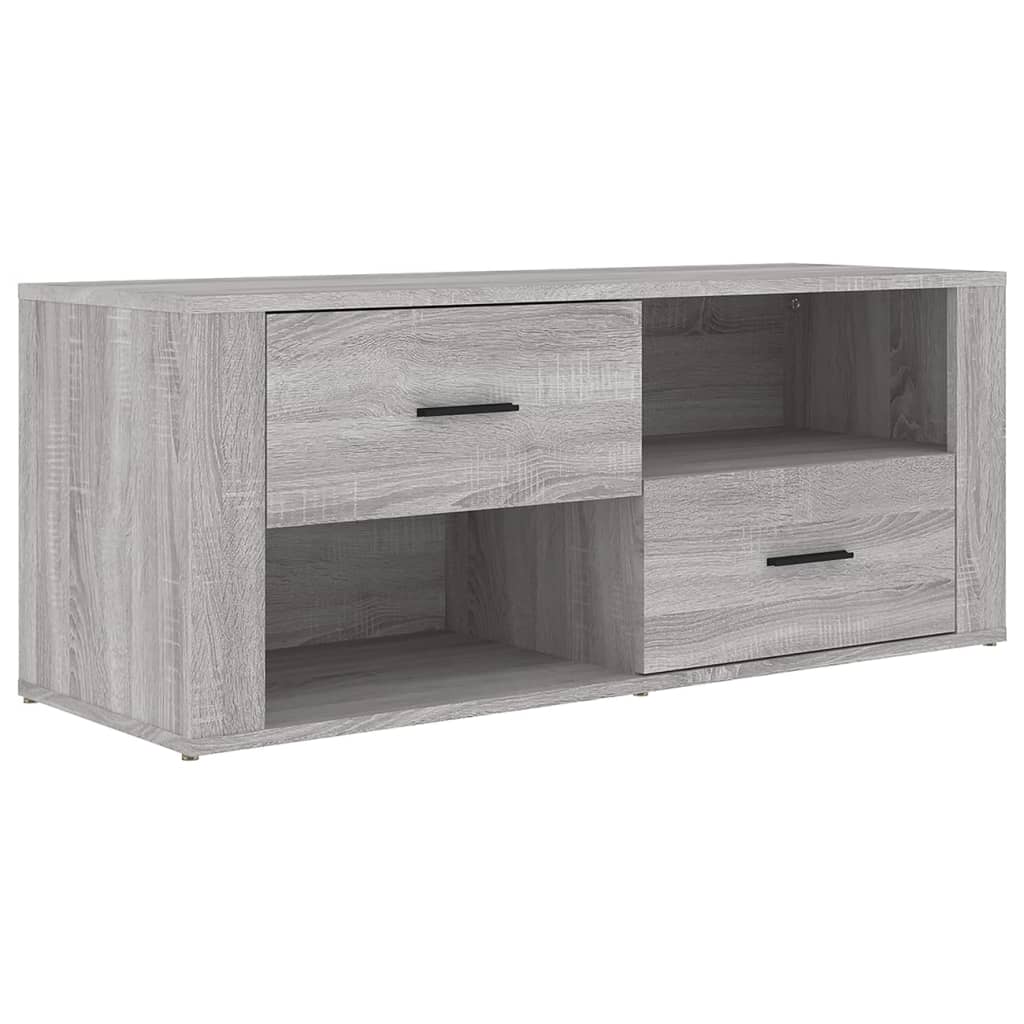 TV-Schrank Grau Sonoma 100x35x40 cm Holzwerkstoff