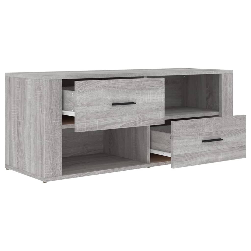 TV-Schrank Grau Sonoma 100x35x40 cm Holzwerkstoff