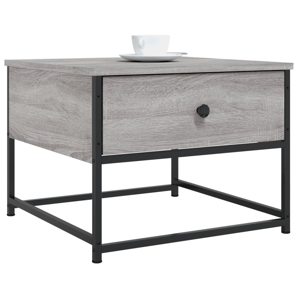 Couchtisch Grau Sonoma 51x51x40 cm Holzwerkstoff