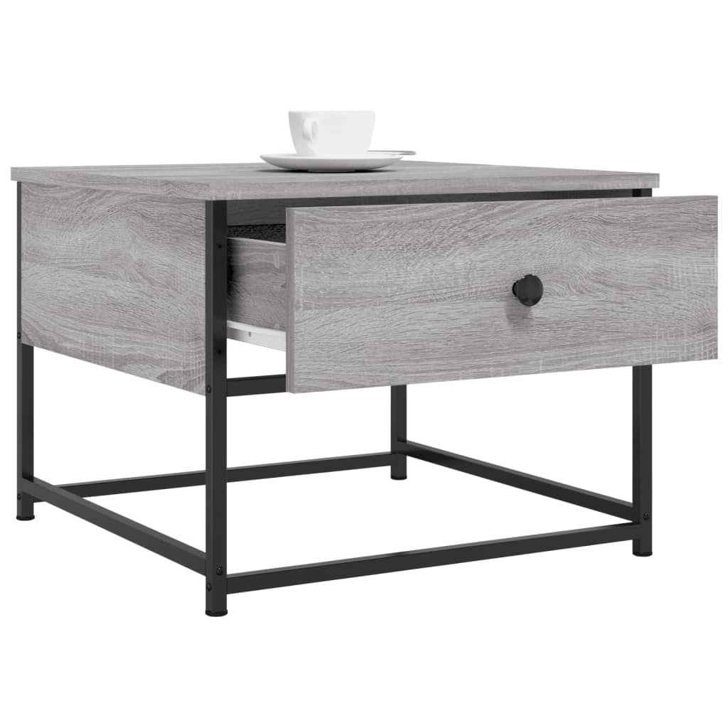 Couchtisch Grau Sonoma 51x51x40 cm Holzwerkstoff