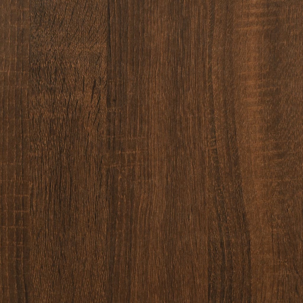 Konsolentisch Braun Eichen-Optik 100x35,5x75 cm Holzwerkstoff