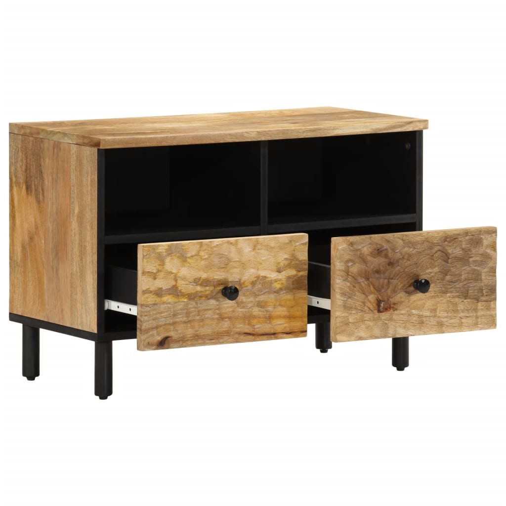 TV-Schrank 70x33x46 cm Massivholz Mango