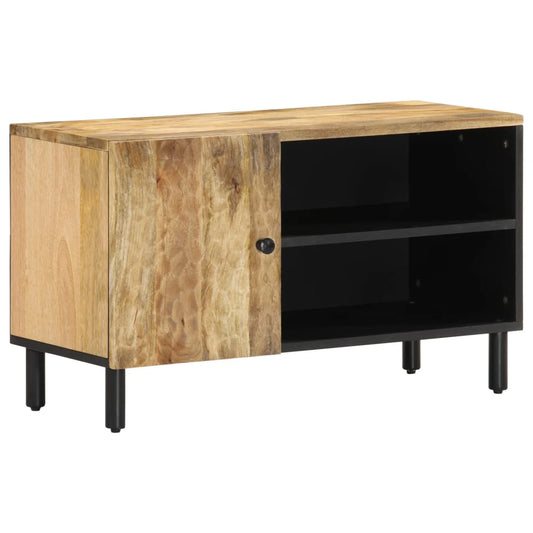 TV-Schrank 80x31x46 cm Massivholz Mango