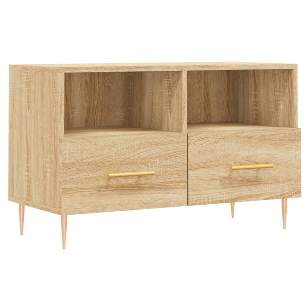 TV-Schrank Sonoma-Eiche 80x36x50 cm Holzwerkstoff