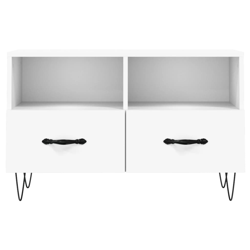 TV-Schrank Weiß 80x36x50 cm Holzwerkstoff