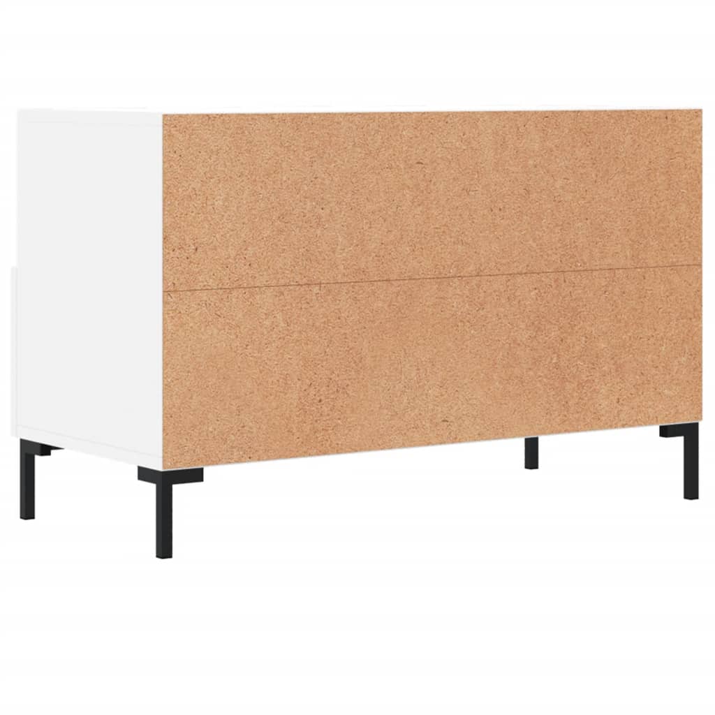 TV-Schrank Weiß 80x36x50 cm Holzwerkstoff