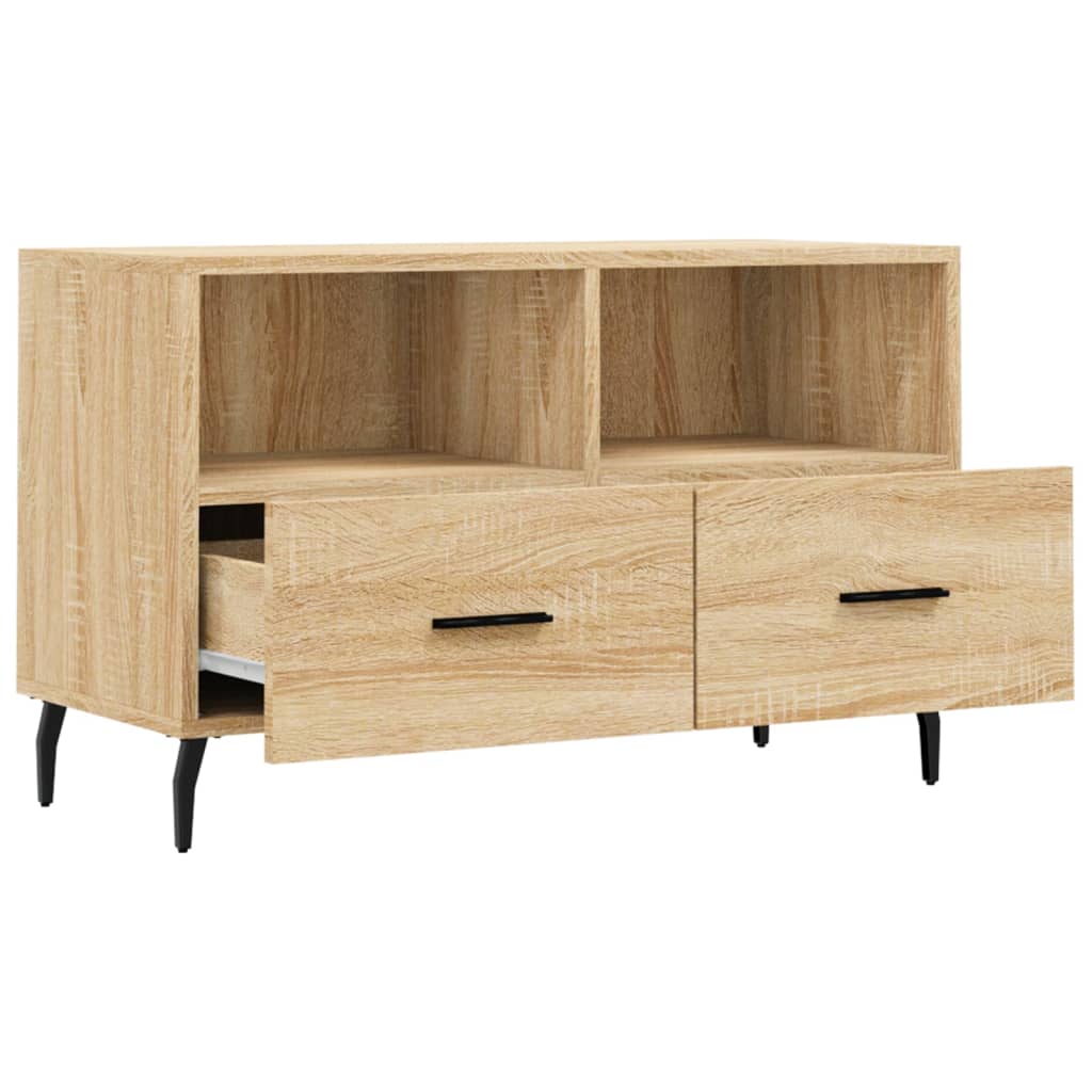 TV-Schrank Sonoma-Eiche 80x36x50 cm Holzwerkstoff