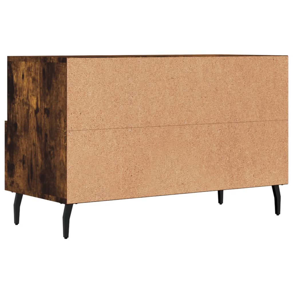 TV-Schrank Räuchereiche 80x36x50 cm Holzwerkstoff