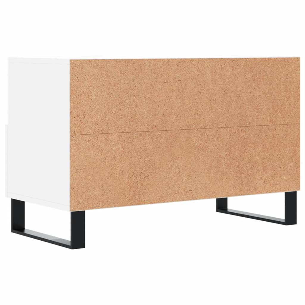 TV-Schrank Weiß 80x36x50 cm Holzwerkstoff