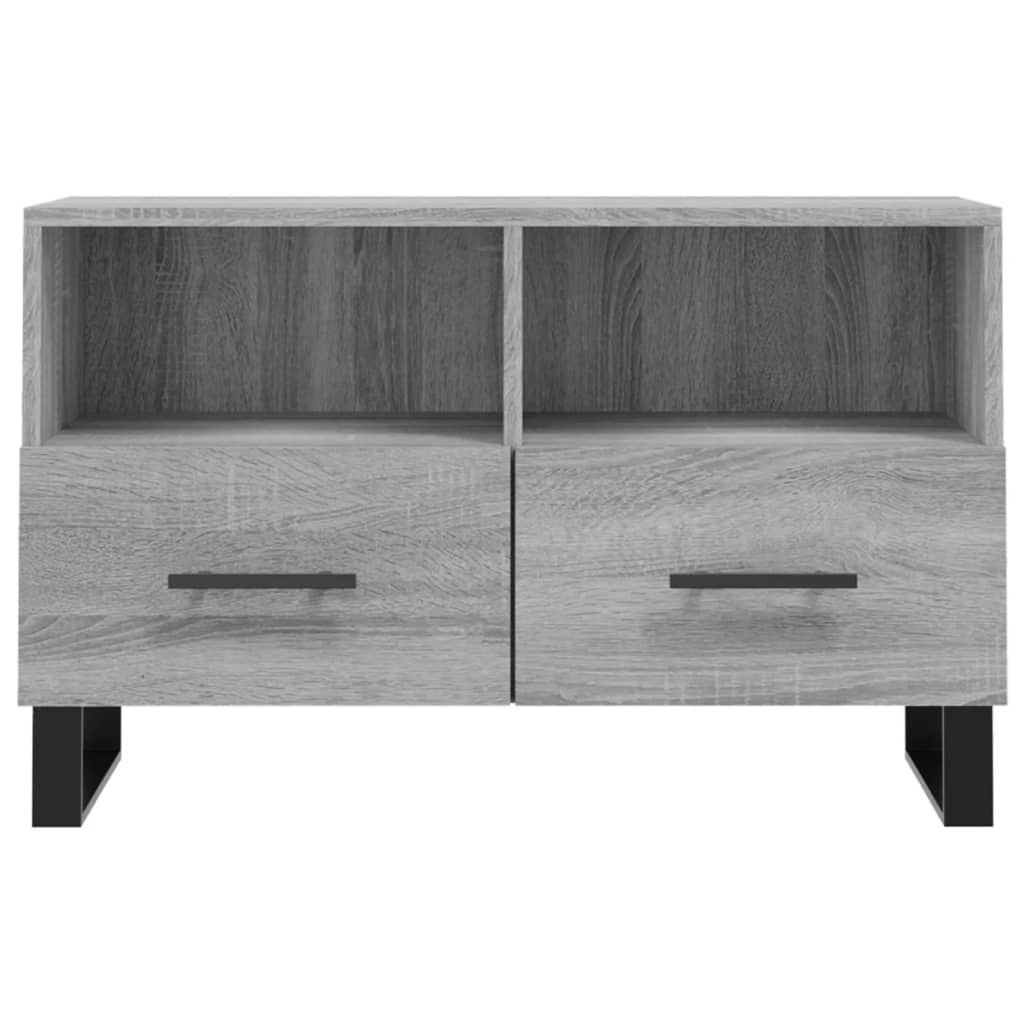 TV-Schrank Grau Sonoma 80x36x50 cm Holzwerkstoff