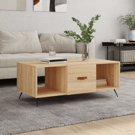 Couchtisch Sonoma-Eiche 102x50x40 cm Holzwerkstoff