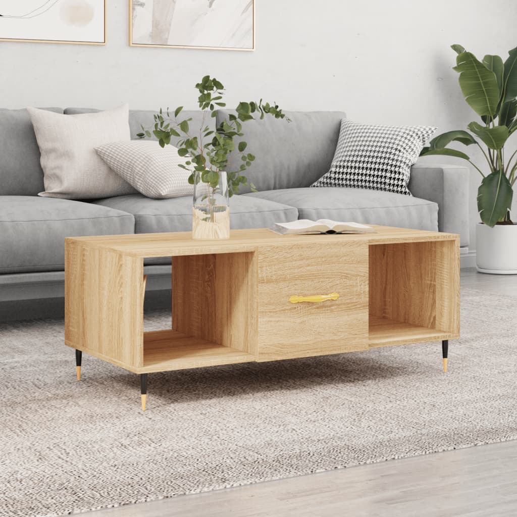 Couchtisch Sonoma-Eiche 102x50x40 cm Holzwerkstoff