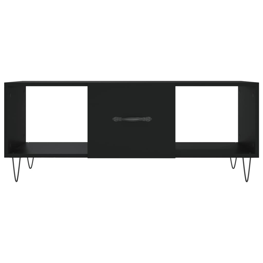 Couchtisch Schwarz 102x50x40 cm Holzwerkstoff