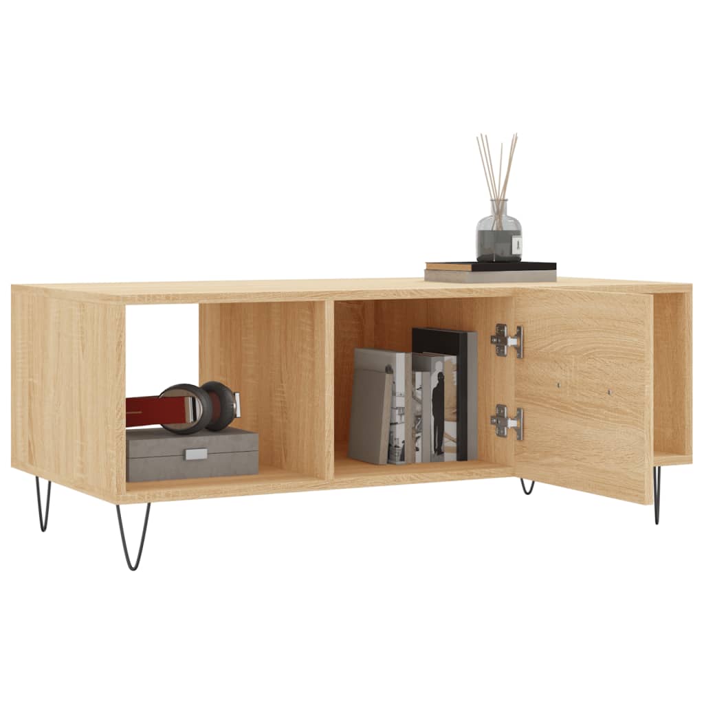 Couchtisch Sonoma-Eiche 102x50x40 cm Holzwerkstoff