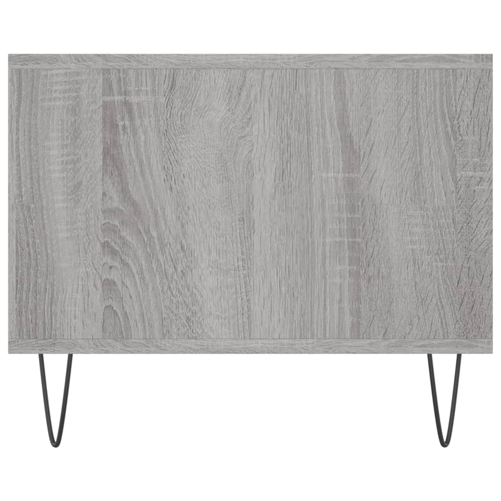 Couchtisch Grau Sonoma 102x50x40 cm Holzwerkstoff