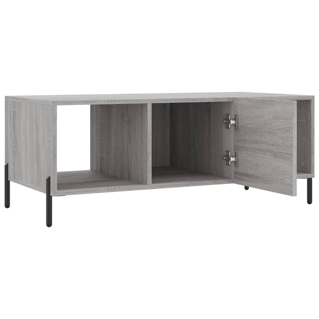 Couchtisch Grau Sonoma 102x50x40 cm Holzwerkstoff